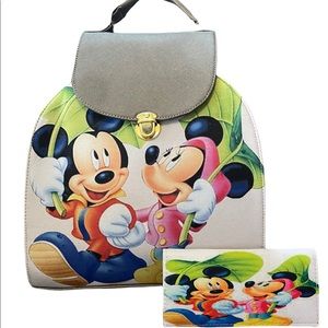 Micky and Minnie backpack set